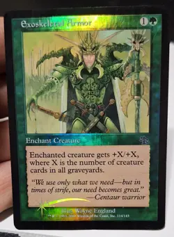 Exoskeletal Armor Judgment Foil Magic The Gathering - Image 1