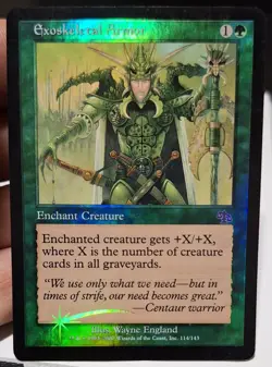 Exoskeletal Armor Judgment Foil Magic The Gathering - Image 3