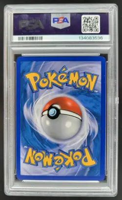 2010 Pokemon HeartGold & SoulSilver Typhlosion Spanish Holo #110/123 PSA 8 NE - Image 2