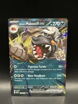 Arven’s Mabosstiff ex 139/182 - Pokemon Destined Rivals Card - NM - Image 1