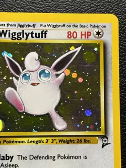 Wigglytuff 19/130 Base Set 2 Holo Rare Pokemon Trading Card LP - Image 2