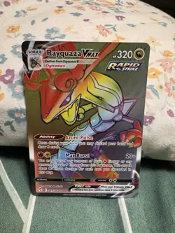 Rayquaza VMAX #217/203 - Evolving Skies - Secret Holo Rare Pokemon Card - Image 1