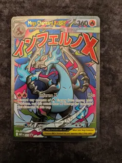 Pokemon TCG Mega Charizard X ex 023 Me: Mega Evolution Promo Holo - Image 1