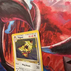 Pokemon Pidgeot TCG Base Set 2 Holo Unlimited Rare Card 14/130 - Image 5