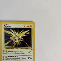Pokemon WOTC Base Set 2 Zapdos Holo Rare - LP #20/130 - Image 2