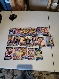 Pokemon Booster Packs Mixed Sword And Shield, 1 XY evolutions And 1 2021... - Image 1