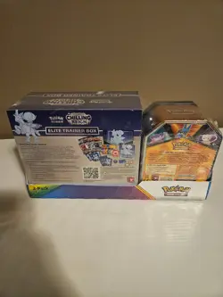 Pokemon TCG Chilling Reign ETB Elite Trainer Box + Lucario V Tin 2 Pack Costco - Image 3