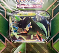 (402947) Pokemon 2015 Sceptile EX Hoenn Power Collectors Tin - Factory Sealed - Image 3