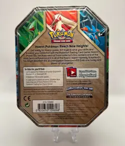 (402947) Pokemon 2015 Sceptile EX Hoenn Power Collectors Tin - Factory Sealed - Image 4