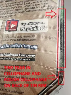 (402947) Pokemon 2015 Sceptile EX Hoenn Power Collectors Tin - Factory Sealed - Image 5
