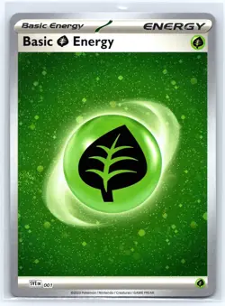 Basic Green Grass Energy 001 Scarlet & Violet 151 Cosmos Holo Pokemon TCG - Image 1