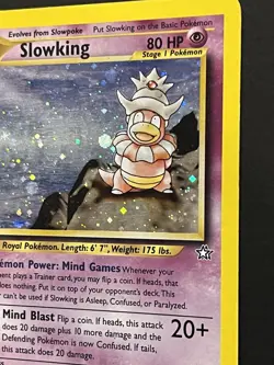 Pokemon TCG Slowking 14/111 Neo Genesis Unlimited Holo Rare - Image 2