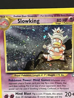 Pokemon TCG Slowking 14/111 Neo Genesis Unlimited Holo Rare - Image 3