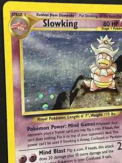 Pokemon TCG Slowking 14/111 Neo Genesis Unlimited Holo Rare - Image 4