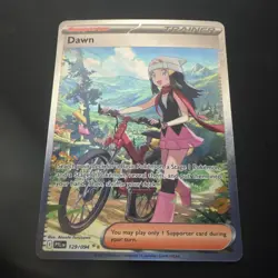 Pokemon TCG Dawn Trainer 129/094 Full Art Holo Me02: Phantasmal Flames English - Image 1
