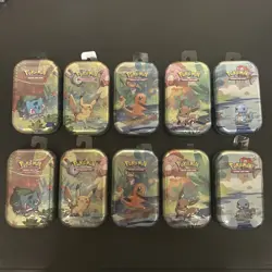 Pokemon TCG: Mini Tin Lot 2019 D22 X 10 New Factory Sealed 20 Packs Total - Image 2