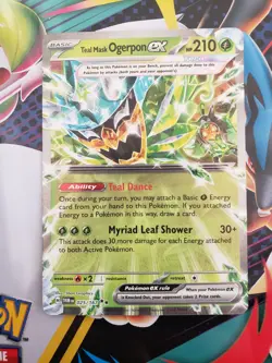 Teal Mask Ogerpon ex 25/167 Double Rare Pokemon TCG SV06: Twilight Masquerade NM - Image 1