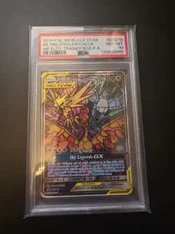 PSA 10 Moltres Zapdos Articuno GX SM210 Black Star Promo Pokemon Hidden Fates - Image 1