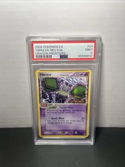 Pokemon - Vibrava 24/101 - Reverse Holo / EX Dragon Frontiers PSA 9 - Image 1