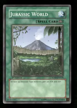 Jurassic World #SD09-EN019 Yugioh 1st Edition - Image 1