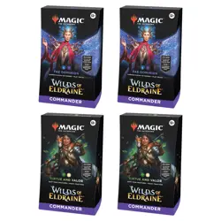 Magic The Gathering Wilds Of Eldraine Commander Deck Bundle - Includes Both Deck - Image 1