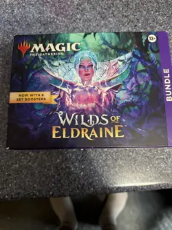 Magic The Gathering Wilds Of Eldraine Bundle 8 Set Boosters + Accessories - Image 1