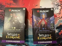 Magic The Gathering SEALED Wilds Of Eldraine Commander Deck Bundle - Image 1