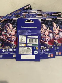 One Piece | OP14-EB04 | The Azure Sea’s Seven | 15 Sleeved Booster Packs English - Image 3