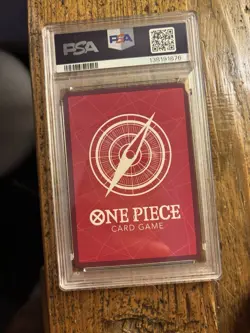 Monkey.D.Luffy ST01-001 Super Pre-Release Foil Leader PSA 9 One Piece CCG - Image 2