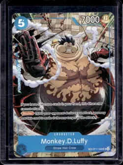 2025 One Piece A Fist of Divine Speed Monkey.D.Luffy #OP11-058 - Image 1