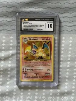 Charizard #003/034-2023 Holo CGC Gem Mint 10-Charizard & Ho-Oh EX Deck - Image 1