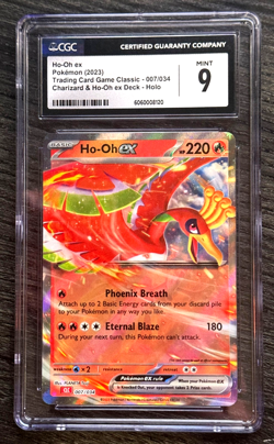 Ho-Oh ex 007/034 CGC 9 MINT - 2023 Charizard & Ho-Oh ex Deck Holo - Pokemon TCG - Image 1