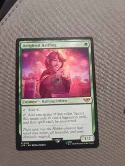 Delighted Halfling Magic the Gathering Lord of the Rings Tales of Middle-Earth - Image 1