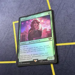 Delighted Halfling R 158 FOIL MTG LOTR Tales Of Middle Earth Magic The Gathering - Image 2