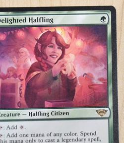 MTG Delighted Halfling Lord of the Rings Magic the Gathering - Image 3