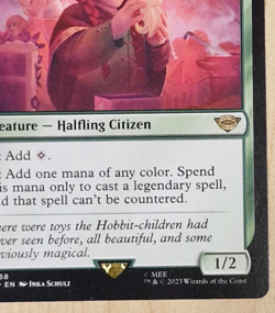 MTG Delighted Halfling Lord of the Rings Magic the Gathering - Image 4