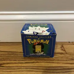 Pokemon Togepi Burger King 23k Gold Plated Trading Card Blue Box 1999 - Image 3