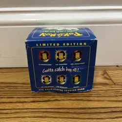 Pokemon Togepi Burger King 23k Gold Plated Trading Card Blue Box 1999 - Image 4