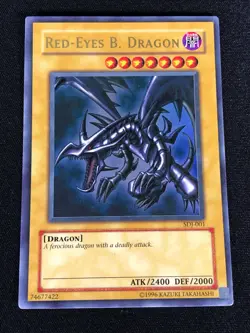 Yugioh Red-Eyes B. Dragon SDJ-001 ULTRA (LP) - Image 1