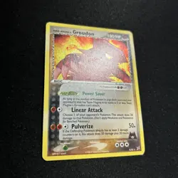 Pokemon TCG Team Magmas Groudon Holo Rare Card 9/95 - Image 2
