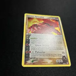 Pokemon TCG Team Magmas Groudon Holo Rare Card 9/95 - Image 3