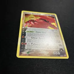 Pokemon TCG Team Magmas Groudon Holo Rare Card 9/95 - Image 4