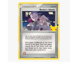 PSA 9 Rocket's Admin Holo 86/109 NM/M Celebrations Pokemon Card - Image 1