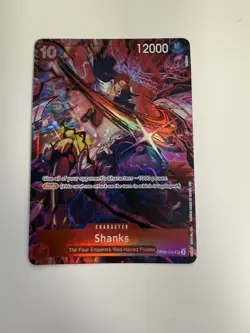 OP09-004 Shanks Anniversary Character Card SR ONE-PIECE ENGLISH - Image 2