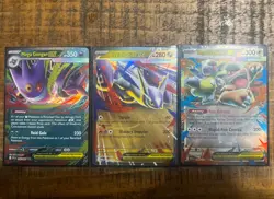 Pokemon Mega Evolution Phantasmal Flames Double Rare 3 Card Lot Including Gengar - Image 1