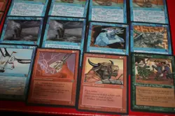 15x homelands minotaur shaman reef pirates playset blue white red magic cards MP - Image 3