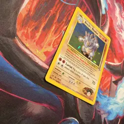 Pokemon TCG Card Brock's Rhydon 2/132 Holo Rare Gym Heroes - Image 3