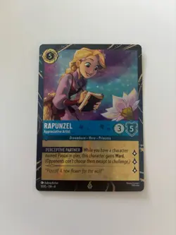 2026 Epcot Festival Of Arts Disney TCG LORCANA Repunzel Donald Duck Promo Card - Image 2