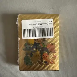Pokemon 55pc Custom Gold Foil Card Fake Pokemon Cards - Image 2