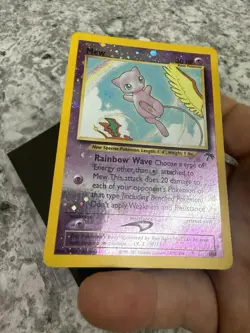 Mew Southern Islands Reverse Holo 1/18 Pokemon Card Promo LP/MP - Image 2